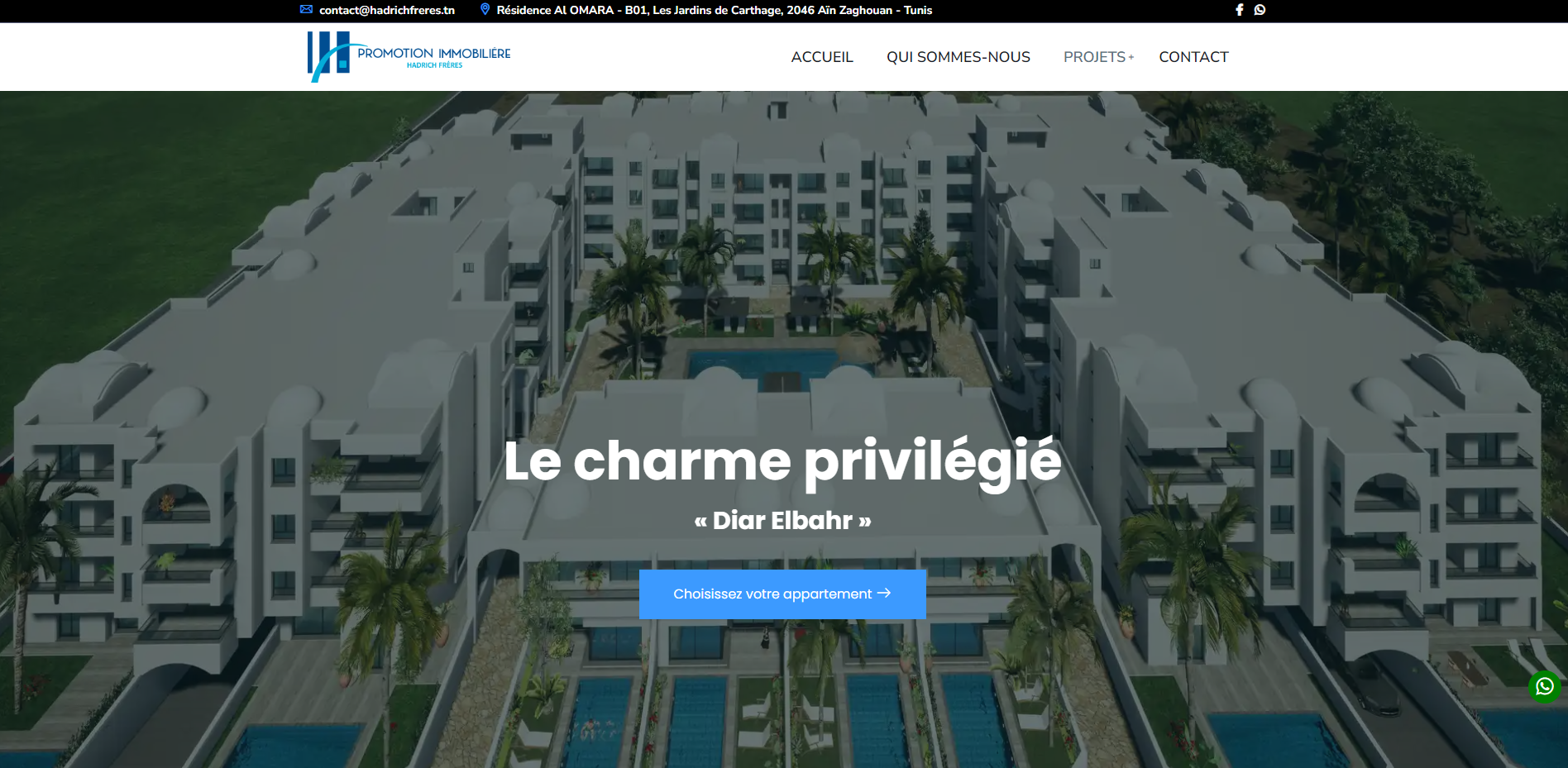 SPI HADRICH FRERES project screen 1