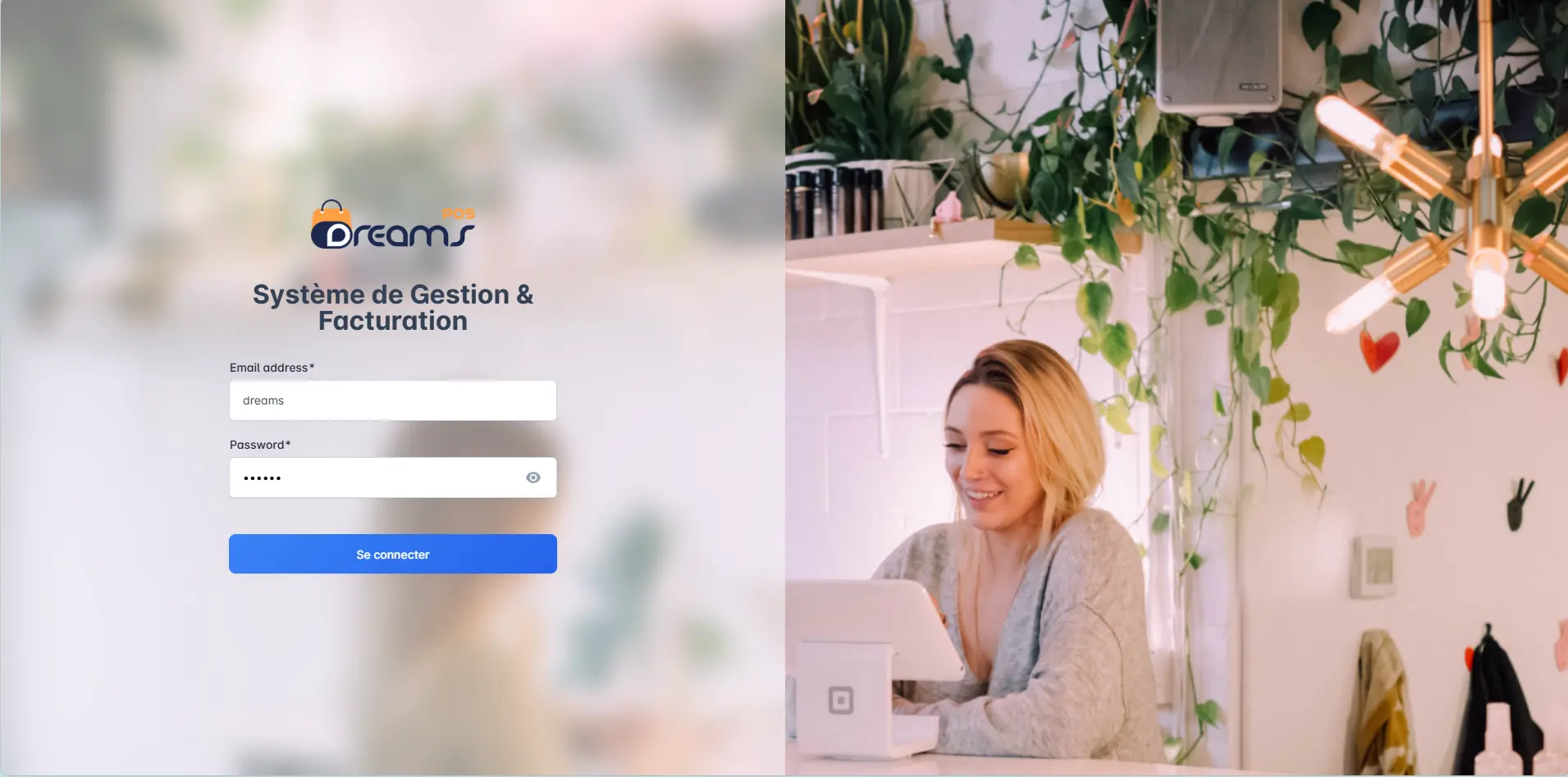 Dreams POS (Point of Sale & Inventory Management System) project screen 1