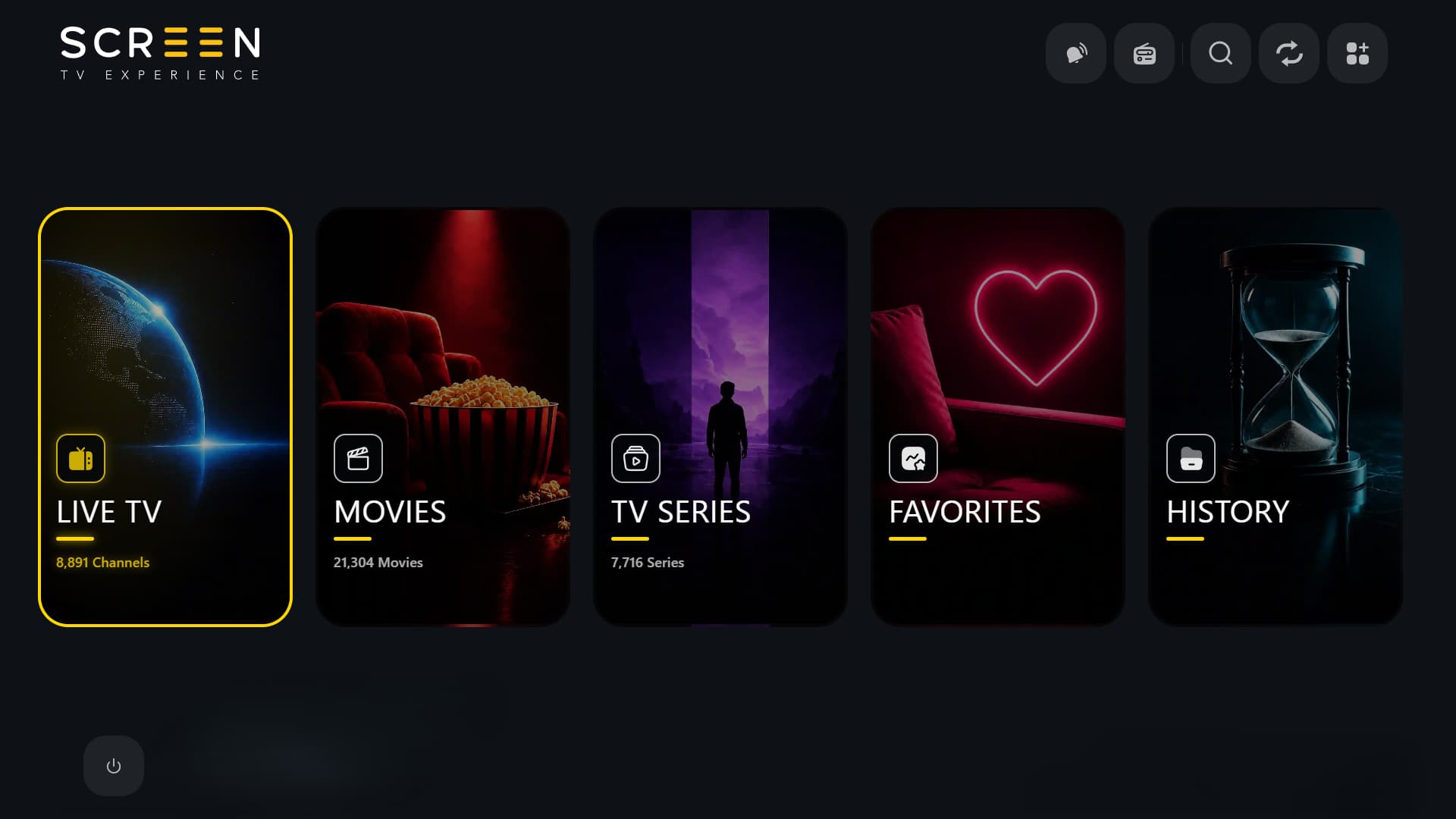 Screen Player IPTV: Seamless Global Streaming project screen 1